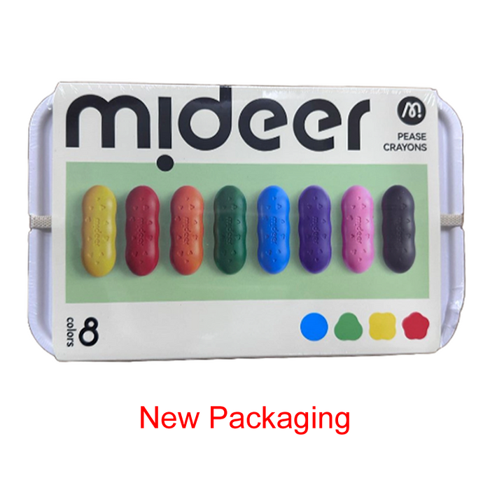 Mideer Pease Crayons safe and washable for babies and childrens 8 12 24 colors