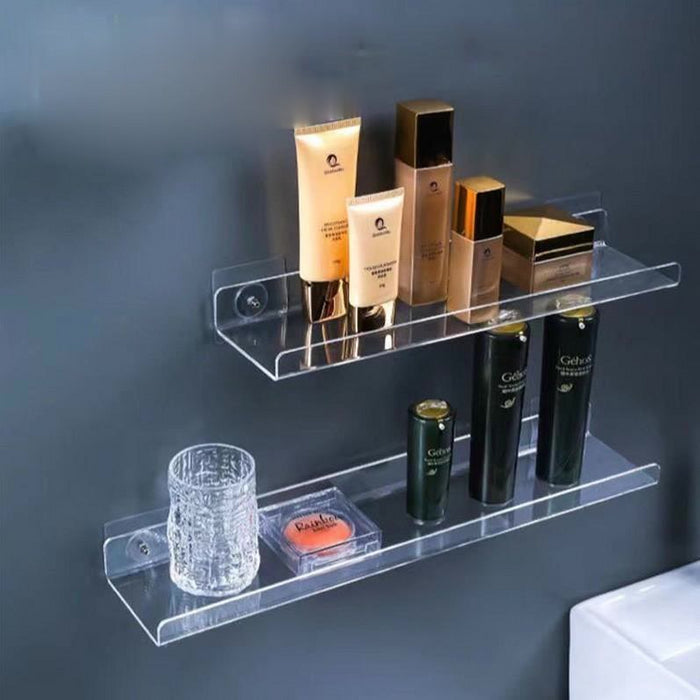 MULA Wall Mounted Acrylic Wall Shelf Organizer