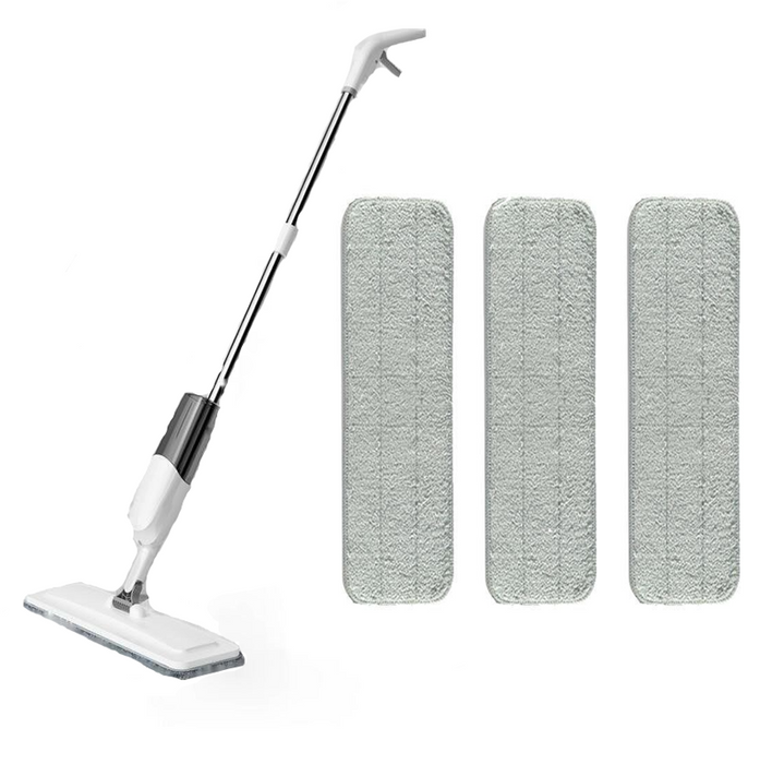 Water Spray Mop with Reusable Microfiber Pads 360 Degree Handle Mop for Home