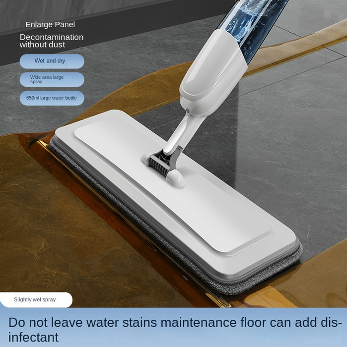 Water Spray Mop with Reusable Microfiber Pads 360 Degree Handle Mop for Home