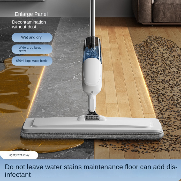 Water Spray Mop with Reusable Microfiber Pads 360 Degree Handle Mop for Home