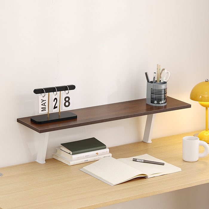 Clamp-On Monitor Riser & Elevated Desk Storage Rack, Floating Desktop Bookshelf Available in 40/60/80/100/120cm