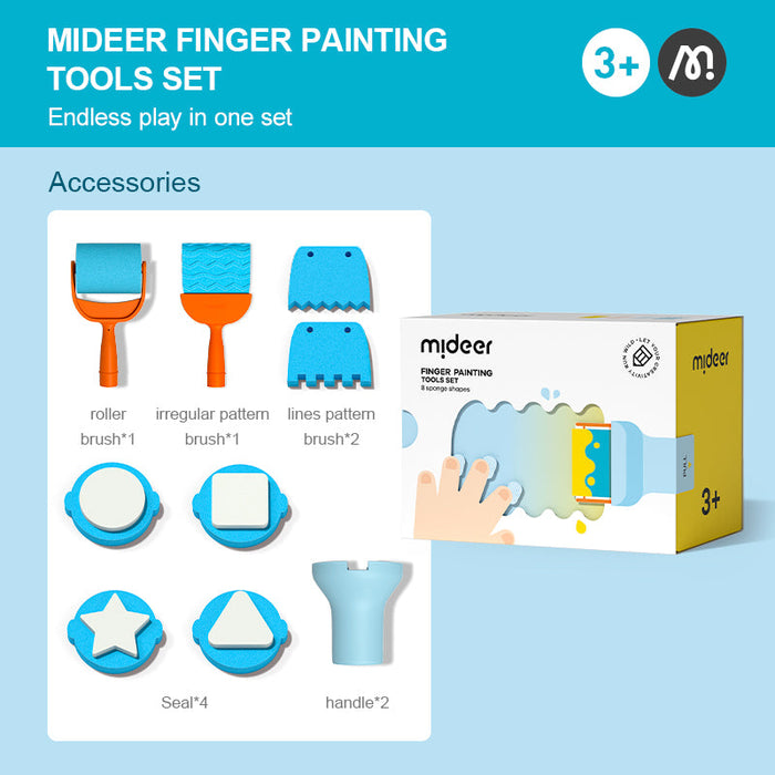 Mideer Finger Painting Tools Set