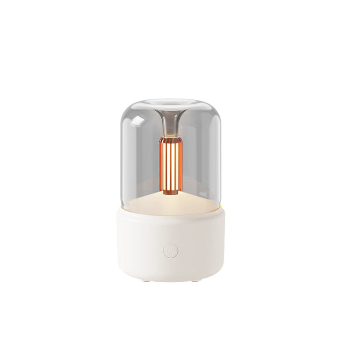 Candlelight Aroma Diffuser & Humidifier - 120ml USB Cool Mist Essential Oil Diffuser with LED Night Light