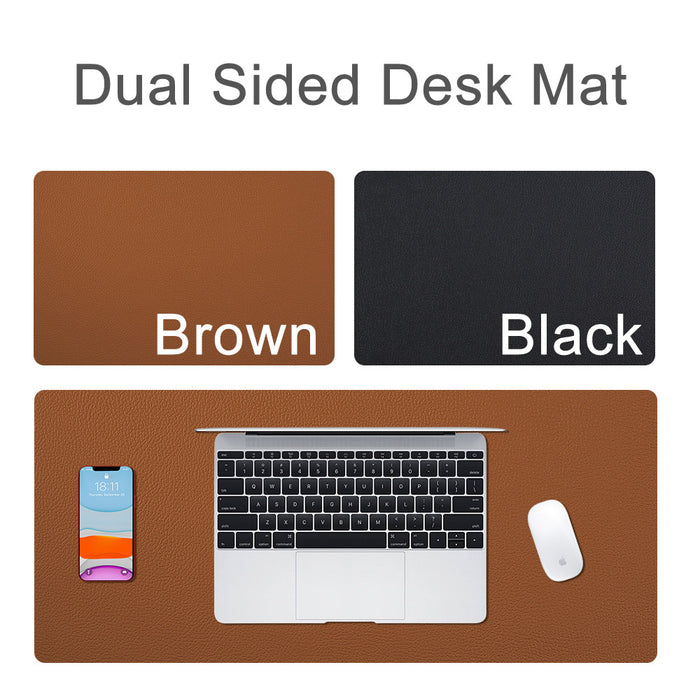 PVC Surface Desk Mat Mousepad/ Multi Use Pad for Accessories Lining Gamers Gaming Mouse and Keyboard Double-Sided