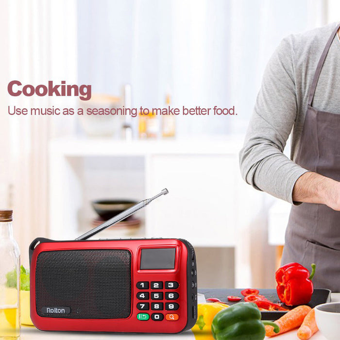 Rolton W405 Portable FM Radio with Bluetooth Function