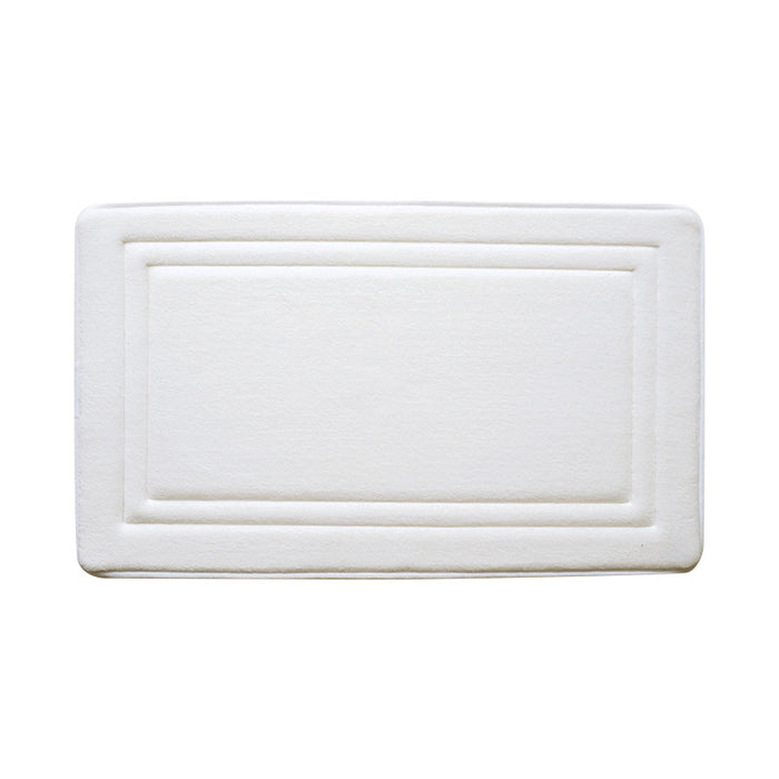 Bathroom Floor Mat Super Absorbent Quick-Dry - Non-Slip, Thickened, Durable, and Resilient bathmat for Home Use Machine Washable