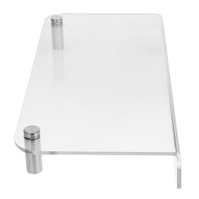 Acrylic Monitor Stand with Aluminum Rod Legs available in varies length