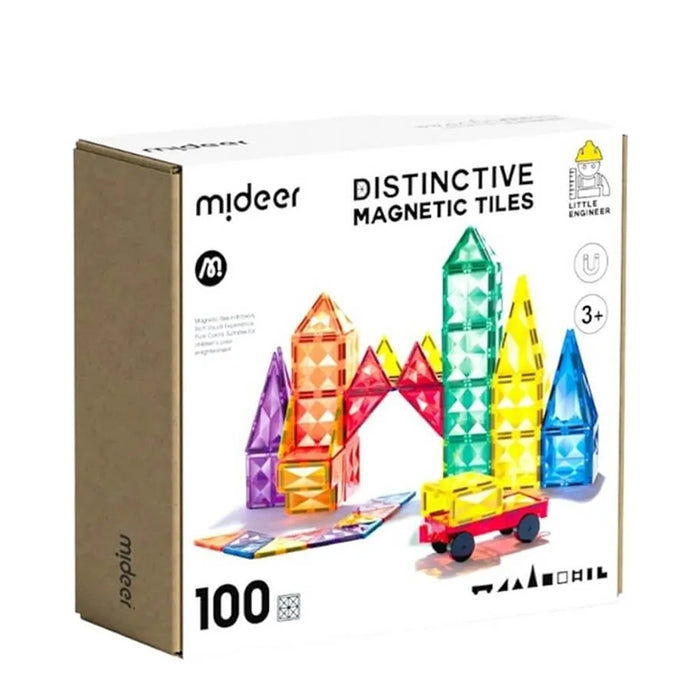 Mideer Distinctive Magnetic Tiles 100-Pieces